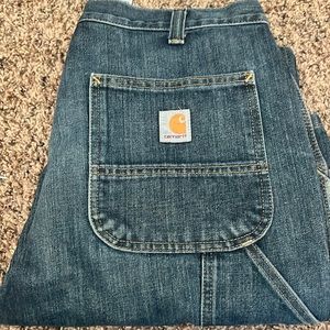 Carhartt denim relaxed fit cargo jeans